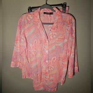 Ralph Lauren pajama set (petite)